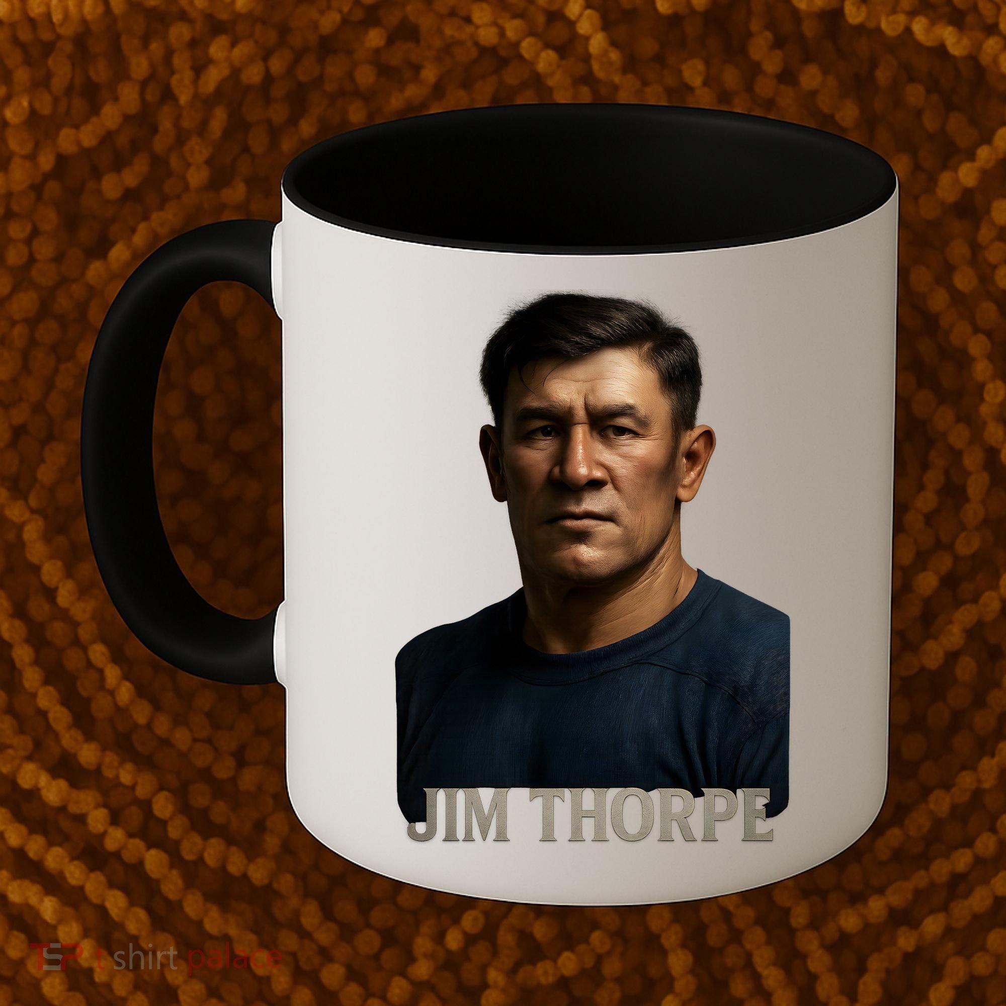 Jim Hyper Realistic Digital Art Portrait Bust Coffee Mug