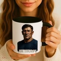Jim Hyper Realistic Digital Art Portrait Bust Coffee Mug thumb 3