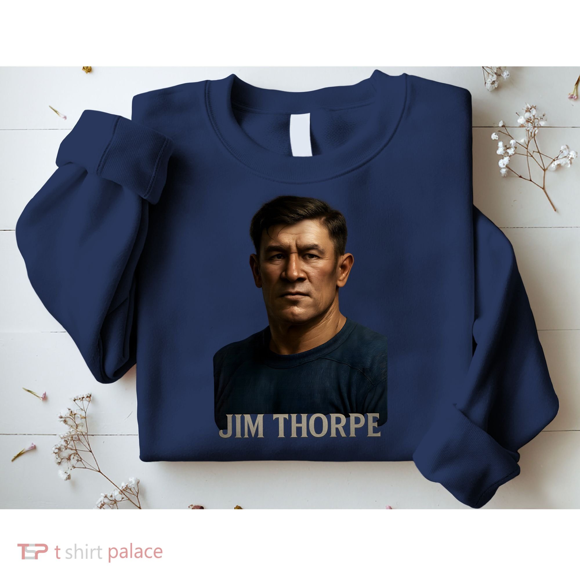 Jim Hyper Realistic Digital Art Portrait Bust Sweatshirt