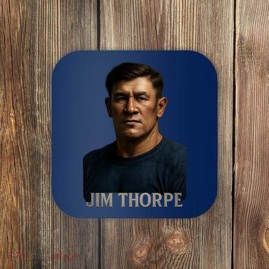 Jim Hyper Realistic Digital Art Portrait Bust Coaster
