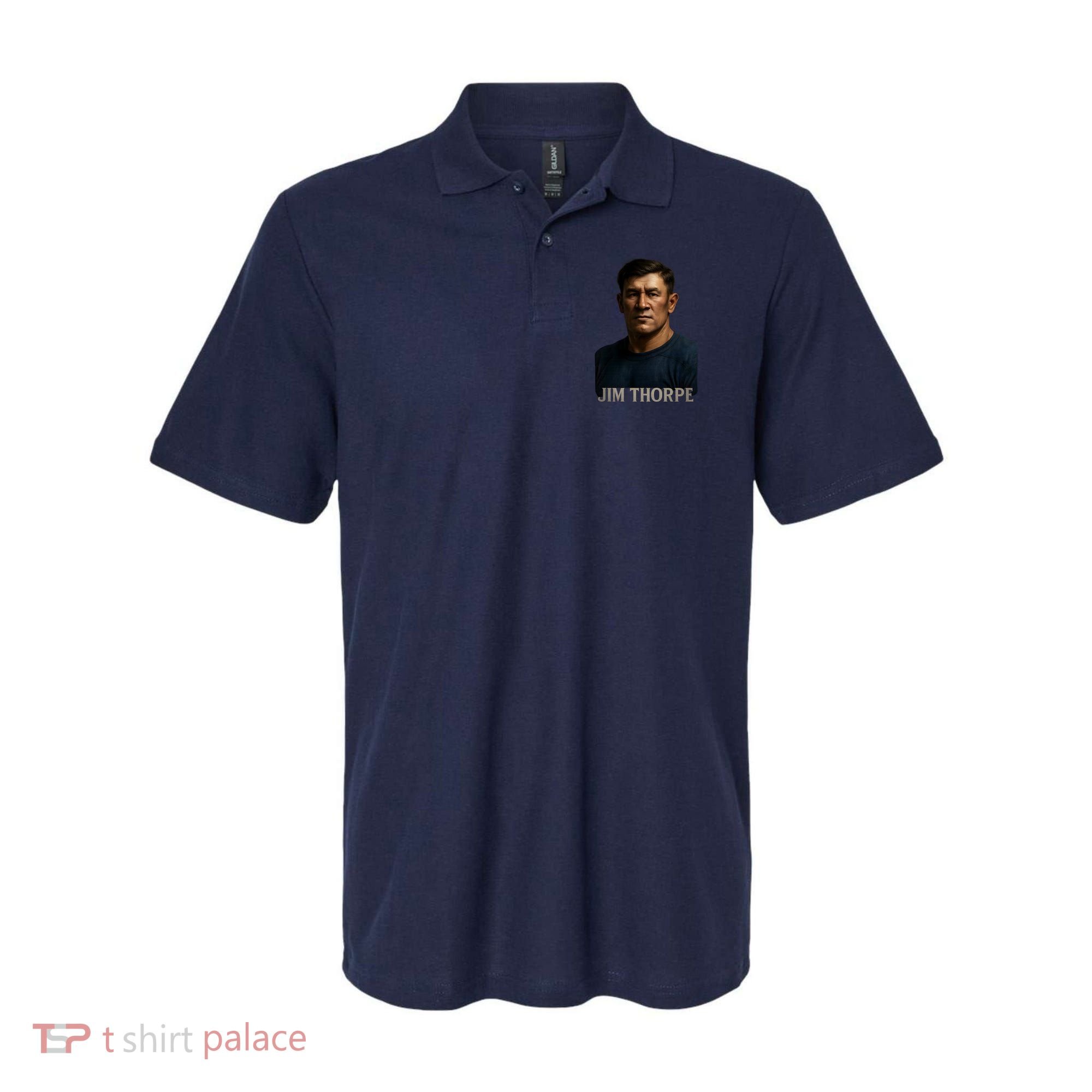 Jim Hyper Realistic Digital Art Portrait Bust Polo