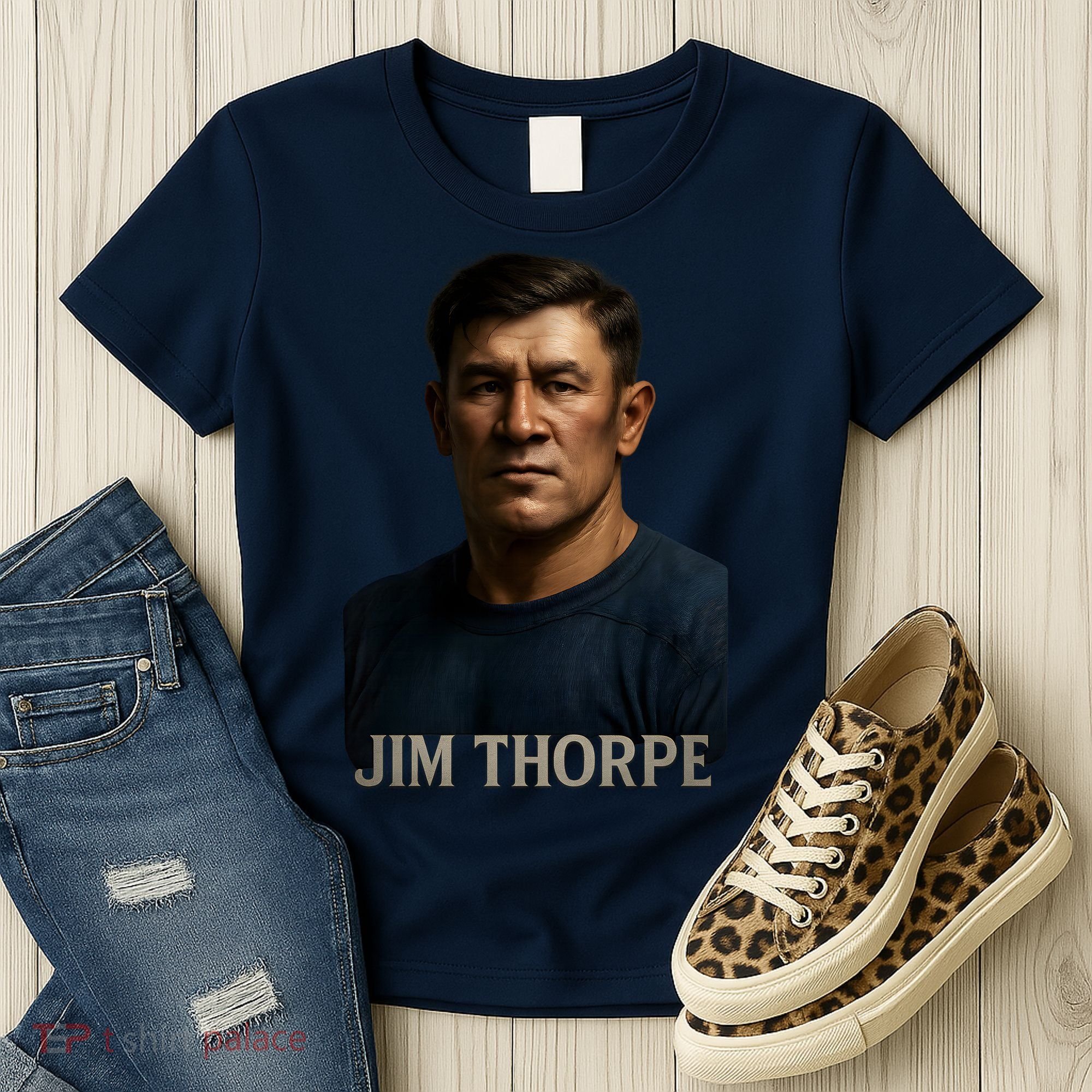 Jim Hyper Realistic Digital Art Portrait Bust Women's T-Shirt