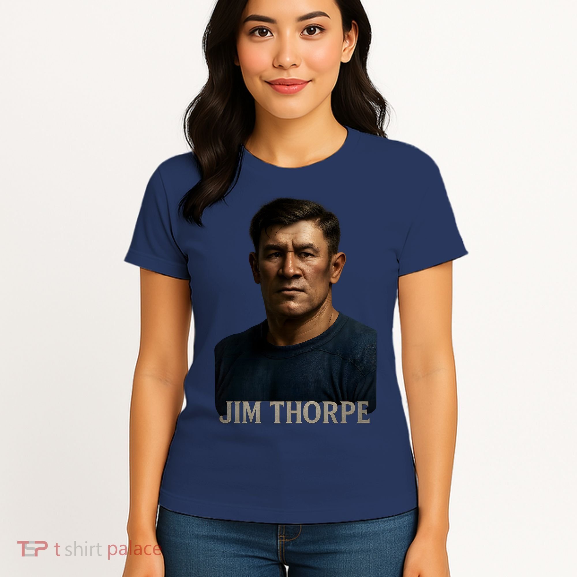 Jim Hyper Realistic Digital Art Portrait Bust Women's T-Shirt