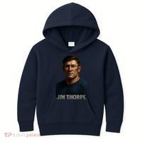 Jim Hyper Realistic Digital Art Portrait Bust Kids Hoodie thumb 0