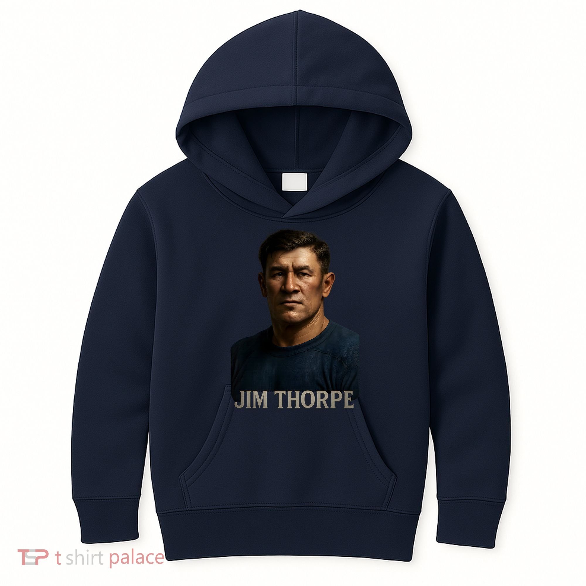 Jim Hyper Realistic Digital Art Portrait Bust Kids Hoodie