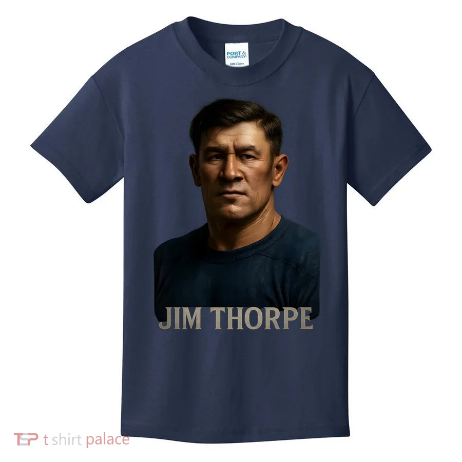 Jim Hyper Realistic Digital Art Portrait Bust Kids T-Shirt