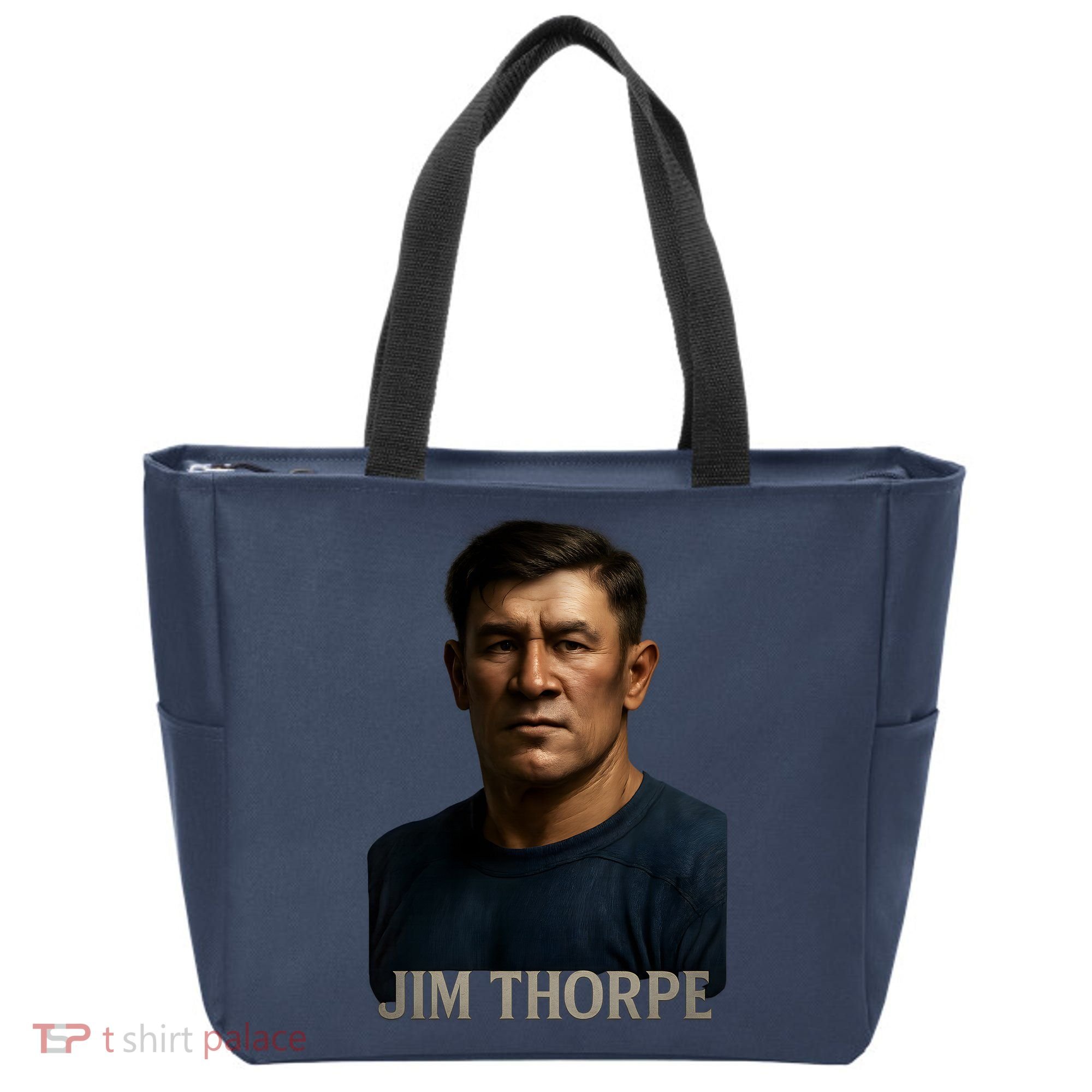 Jim Hyper Realistic Digital Art Portrait Bust Tote Bag