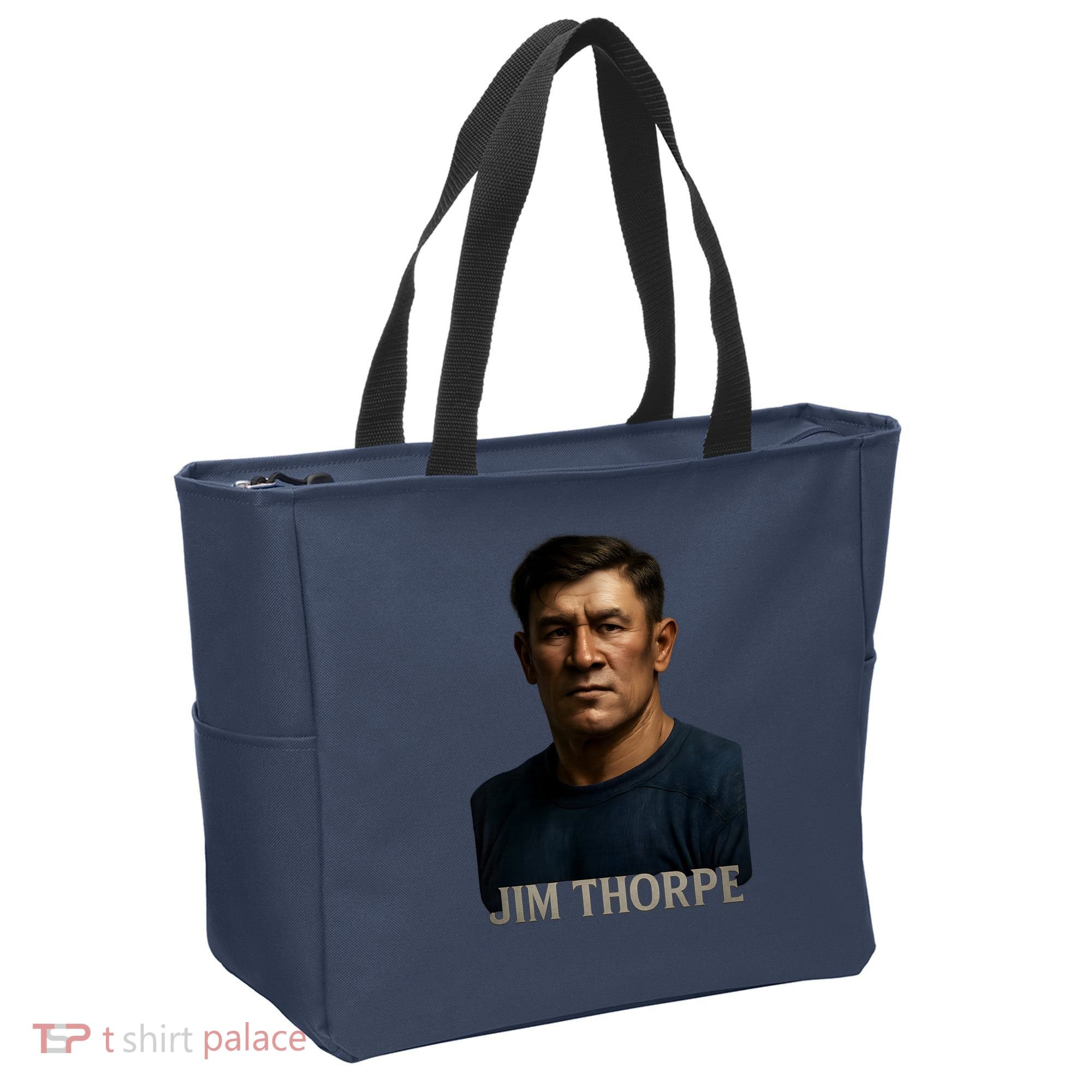 Jim Hyper Realistic Digital Art Portrait Bust Tote Bag