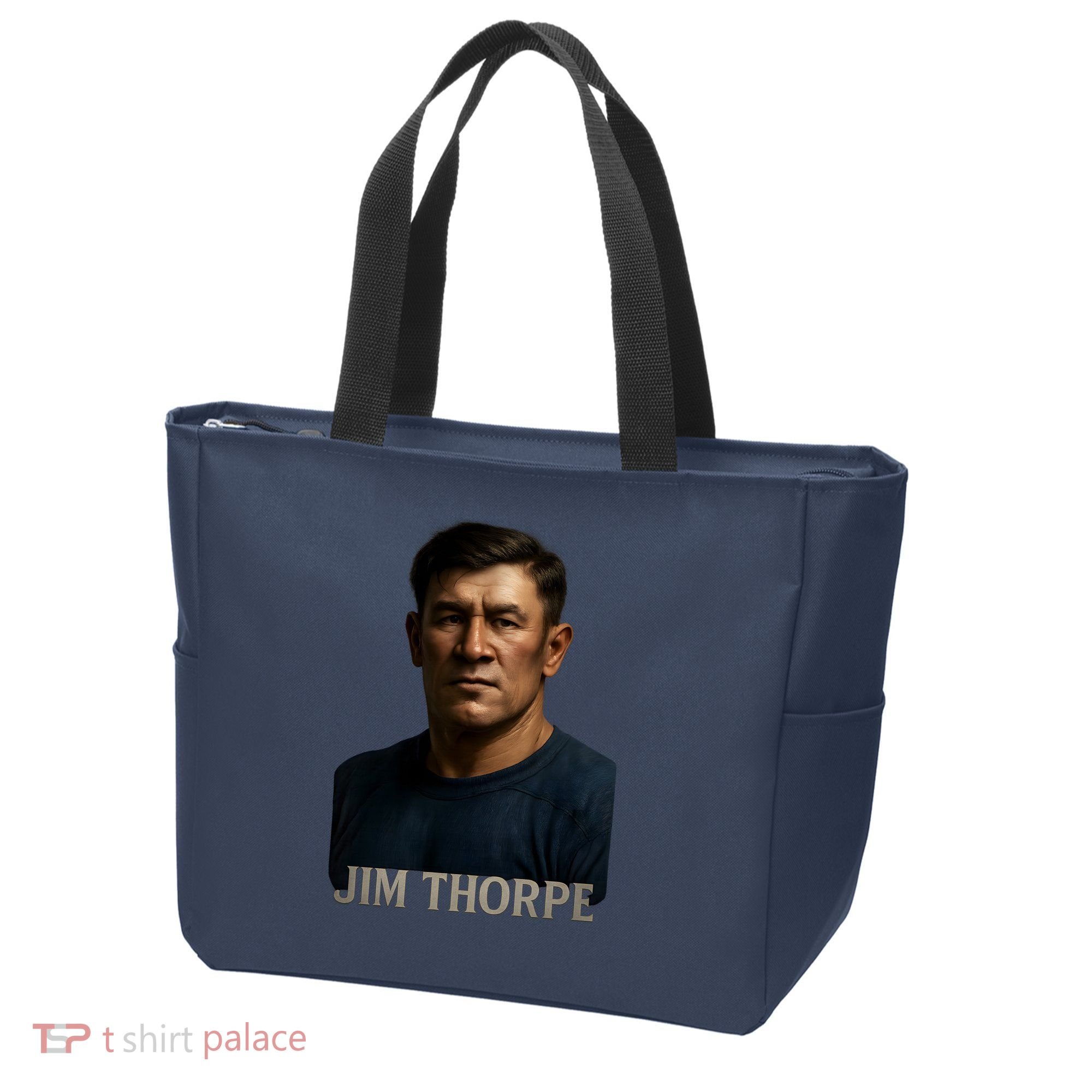 Jim Hyper Realistic Digital Art Portrait Bust Tote Bag