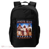 Jesus Has Rizzen He Is Rizzen Backpack thumb 0