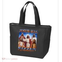 Jesus Has Rizzen He Is Rizzen Tote Bag thumb 3