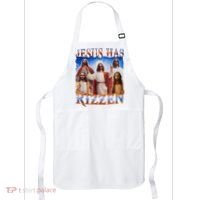 Jesus Has Rizzen He Is Rizzen Apron thumb 0