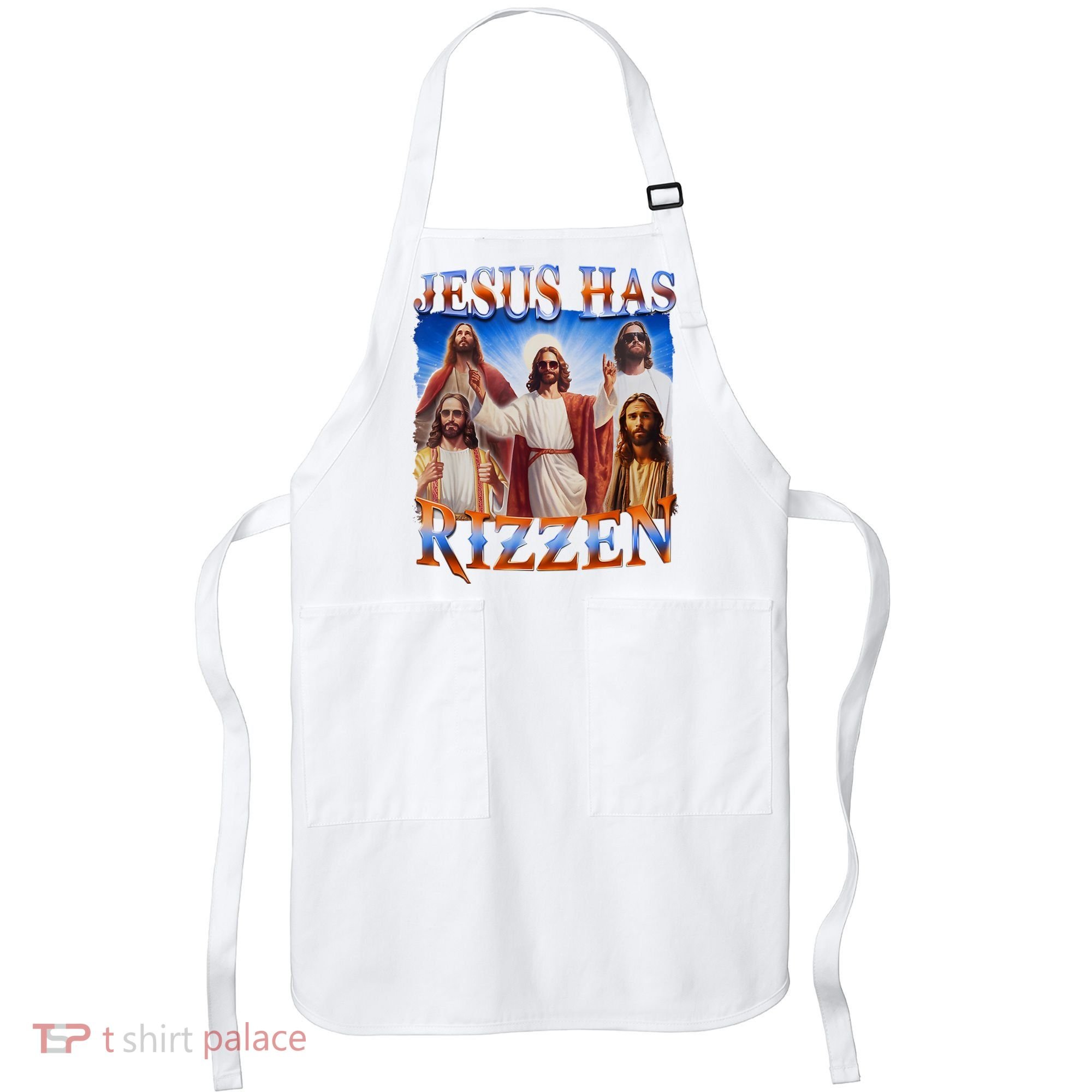 Jesus Has Rizzen He Is Rizzen Apron