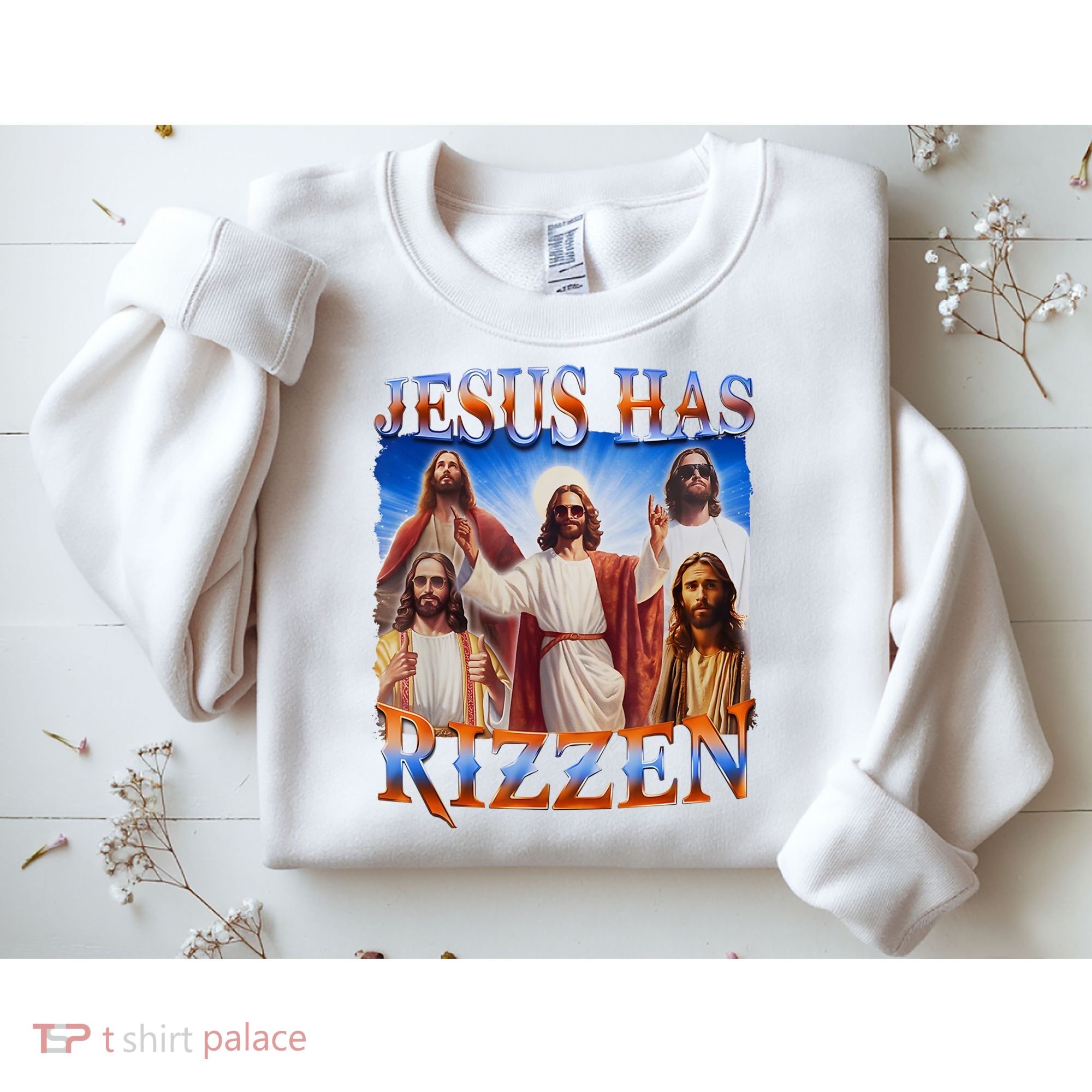 Jesus Has Rizzen He Is Rizzen Sweatshirt