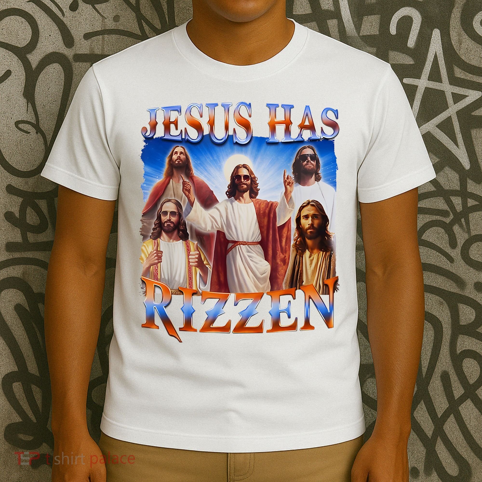 Jesus Has Rizzen He Is Rizzen T-Shirt