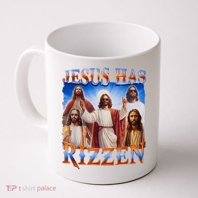 Jesus Has Rizzen He Is Rizzen Coffee Mug