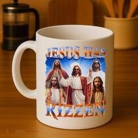 Jesus Has Rizzen He Is Rizzen Coffee Mug thumb 4