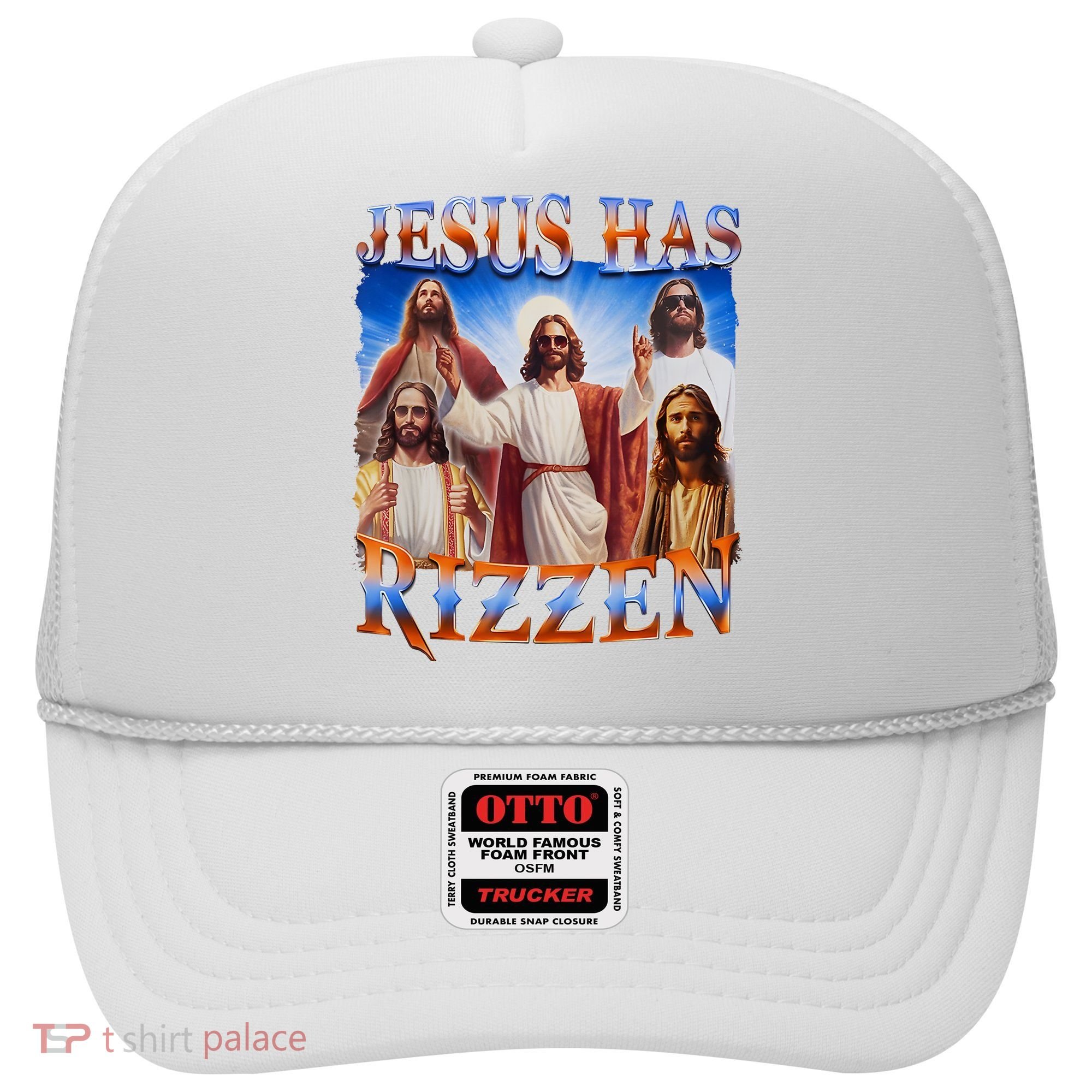 Jesus Has Rizzen He Is Rizzen Hat
