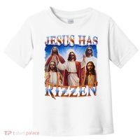 Jesus Has Rizzen He Is Rizzen Toddler T-Shirt thumb 0