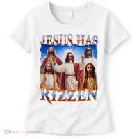 Jesus Has Rizzen He Is Rizzen Women's T-Shirt thumb 0