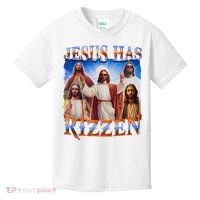 Jesus Has Rizzen He Is Rizzen Kids T-Shirt thumb 0