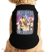 Jesus Has Rizzen Doggie Tank thumb 0