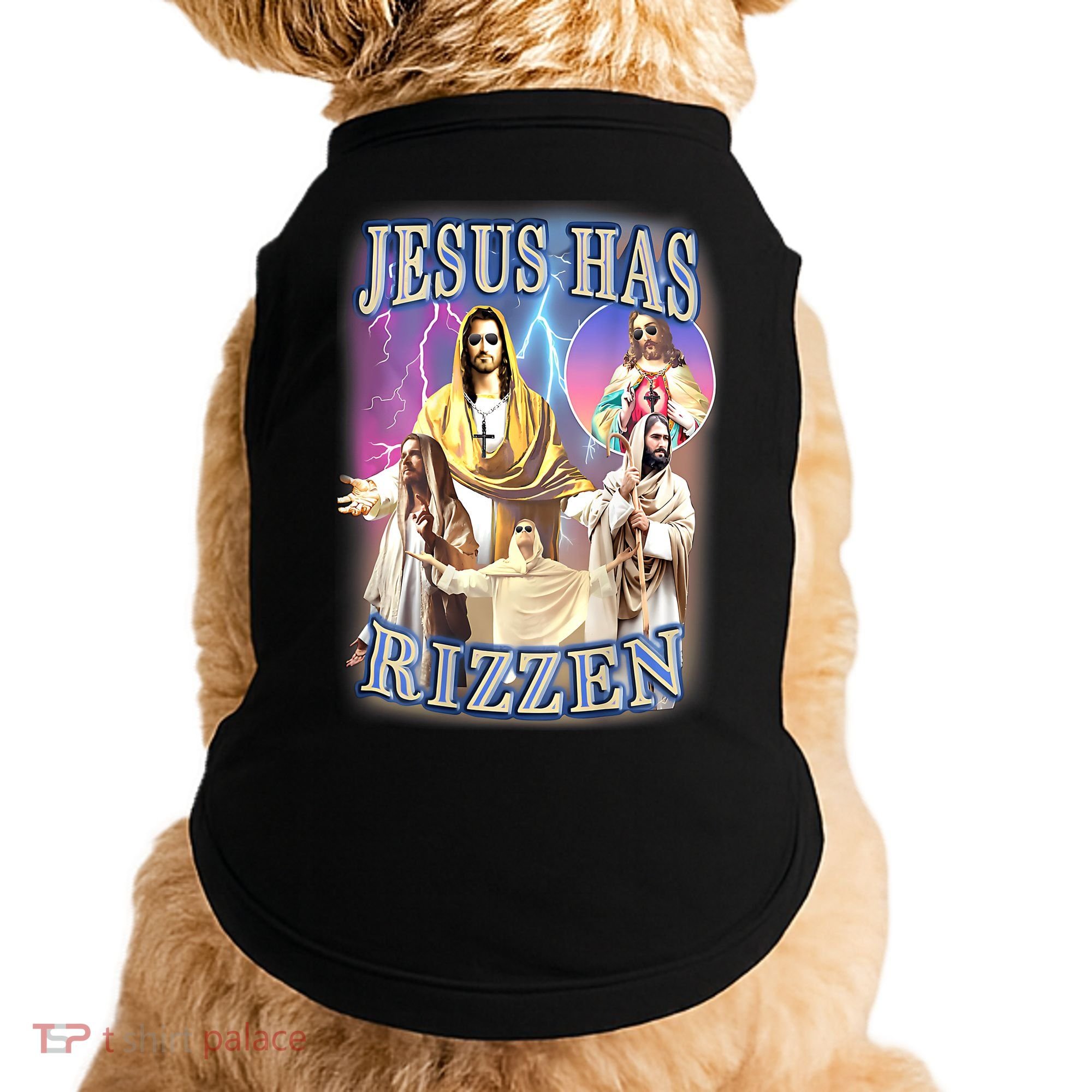 Jesus Has Rizzen Doggie Tank