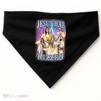 Jesus Has Rizzen USA-Made Doggie Bandana thumb 0