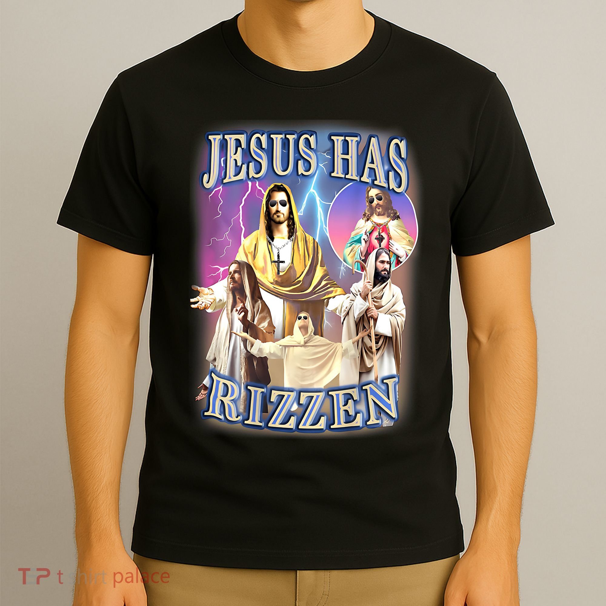 Jesus Has Rizzen T-Shirt