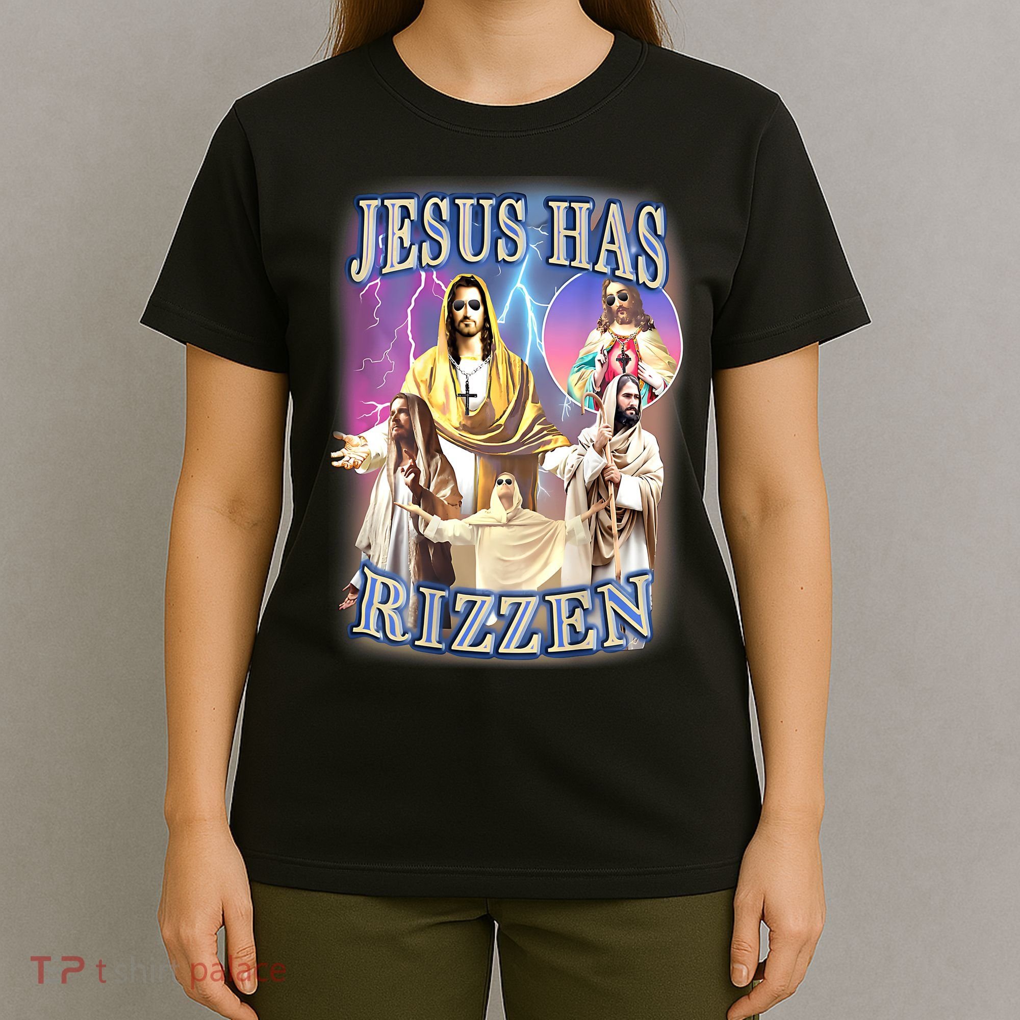 Jesus Has Rizzen T-Shirt