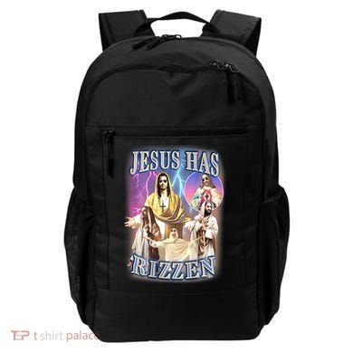 Jesus Has Rizzen Backpack