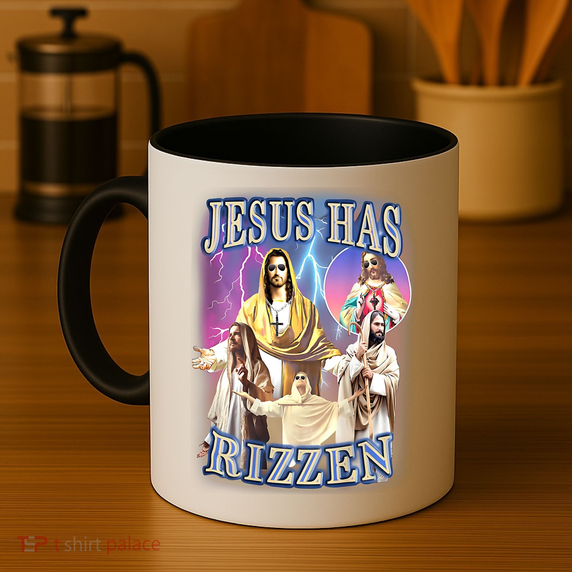 Jesus Has Rizzen Coffee Mug