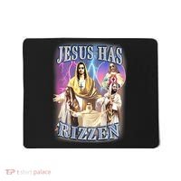 Jesus Has Rizzen Mousepad thumb 0