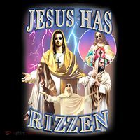 Jesus Has Rizzen Mousepad thumb 1
