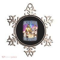 Jesus Has Rizzen Ornament thumb 0