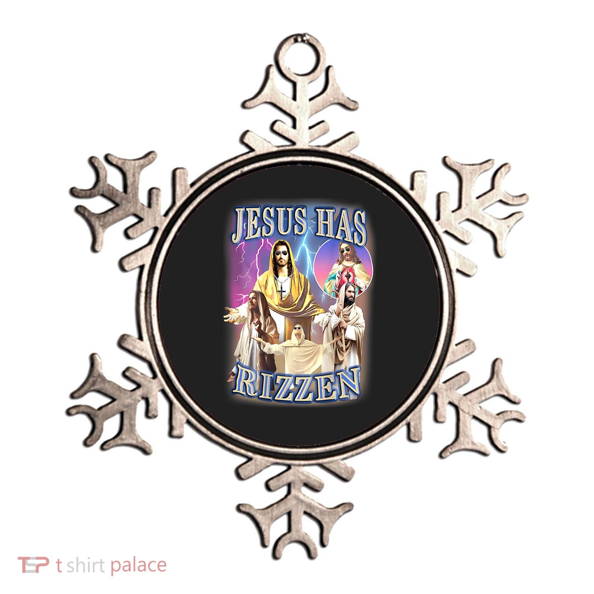 Jesus Has Rizzen Ornament