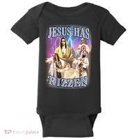 Jesus Has Rizzen Baby Bodysuit thumb 0