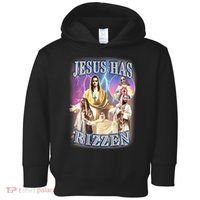 Jesus Has Rizzen Toddler Hoodie thumb 0