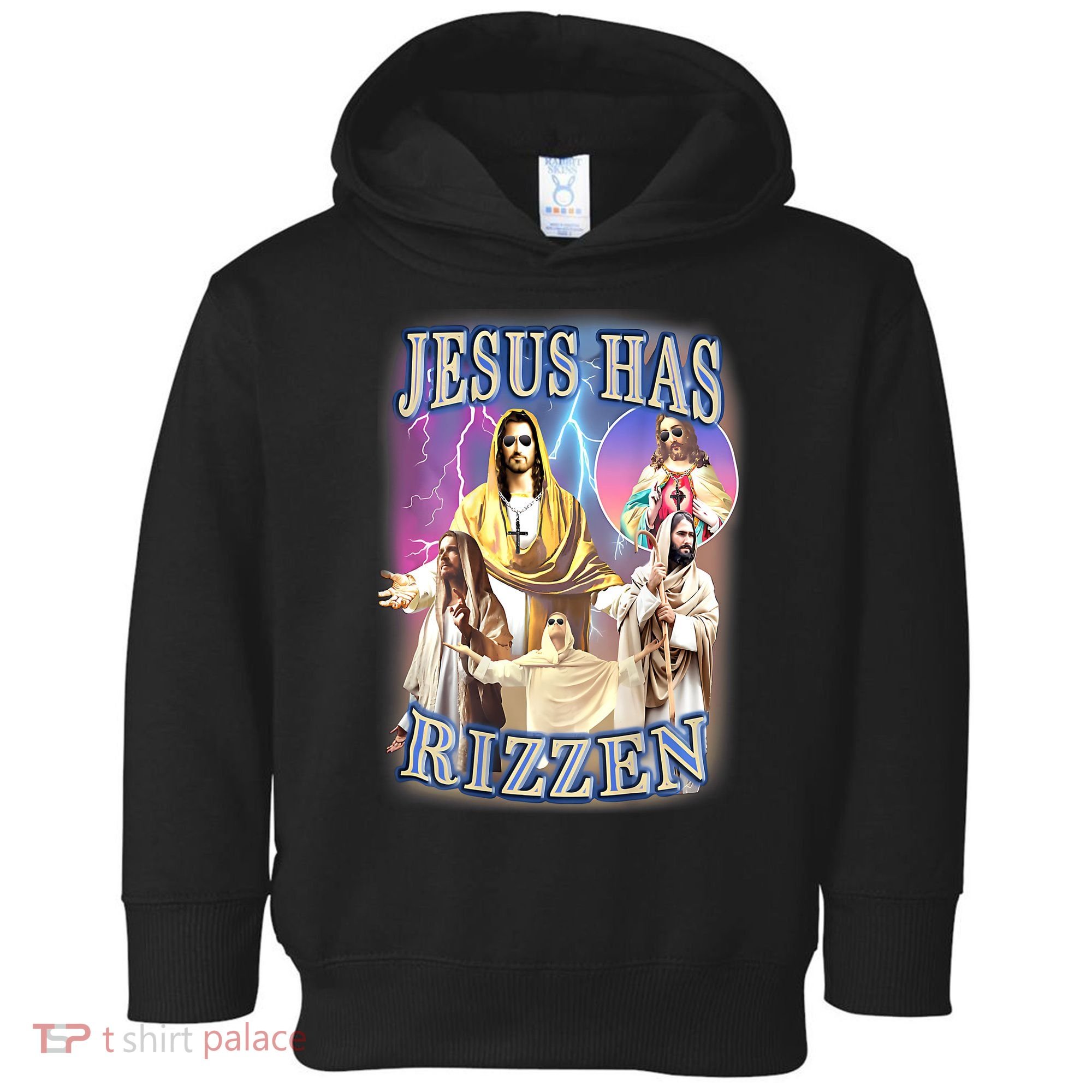 Jesus Has Rizzen Toddler Hoodie