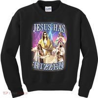 Jesus Has Rizzen Kids Sweatshirt thumb 0