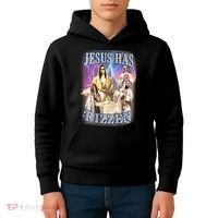 Jesus Has Rizzen Kids Hoodie thumb 4