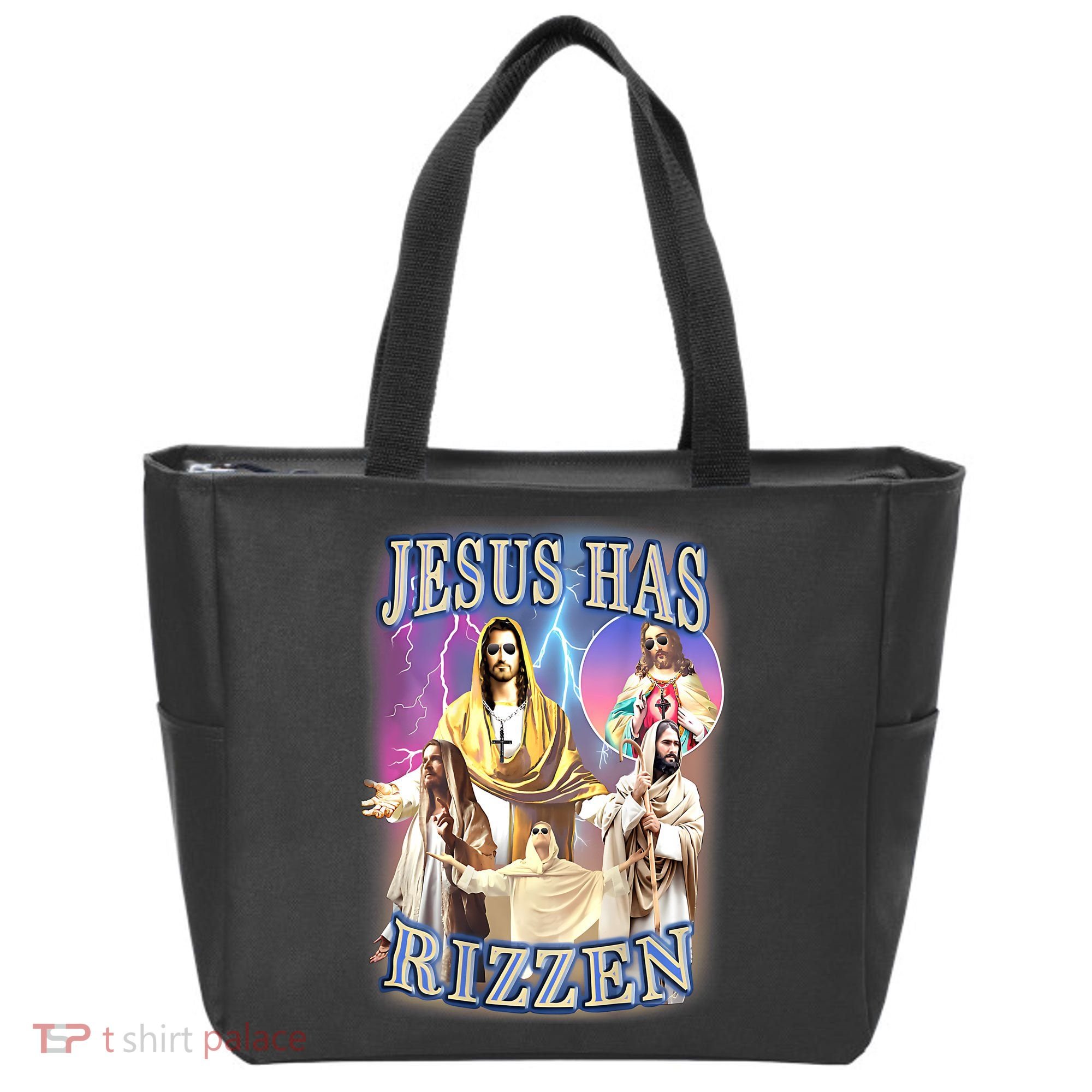 Jesus Has Rizzen Tote Bag