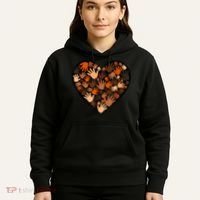 Juneteenth Heart Support Black History Month Black Gift Hoodie thumb 5