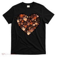 Juneteenth Heart Support Black History Month Black Gift T-Shirt thumb 0