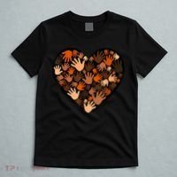 Juneteenth Heart Support Black History Month Black Gift T-Shirt thumb 5