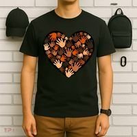 Juneteenth Heart Support Black History Month Black Gift T-Shirt thumb 6