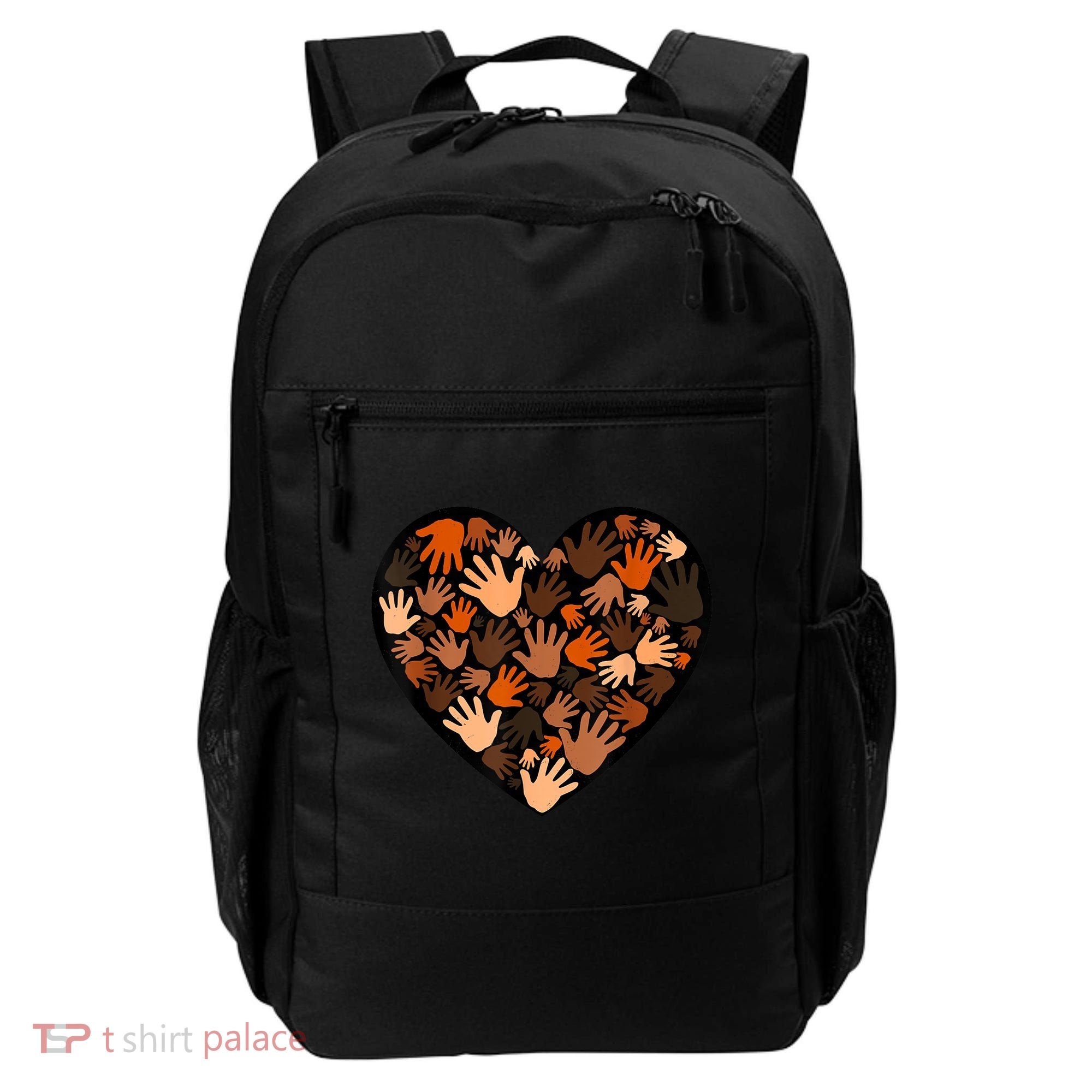 Juneteenth Heart Support Black History Month Black Gift Backpack