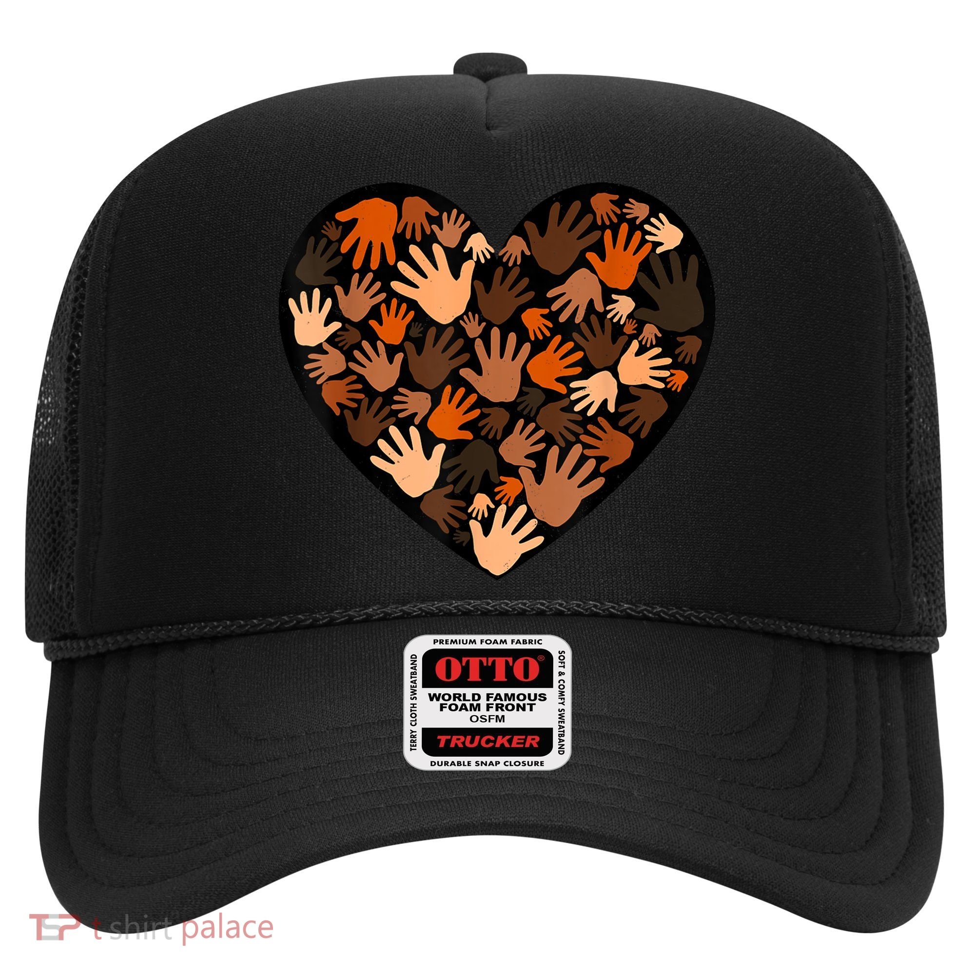 Juneteenth Heart Support Black History Month Black Gift Hat