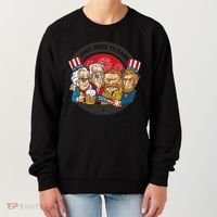 Just Here To Bang President Funny USA Women's Sweatshirt thumb 0