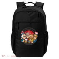 Just Here To Bang President Funny USA Backpack thumb 0